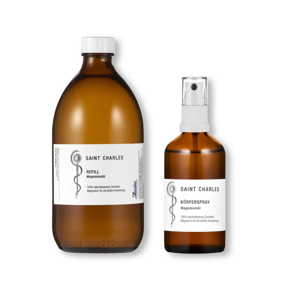 Magnesiumöl Spray Set mit Refill